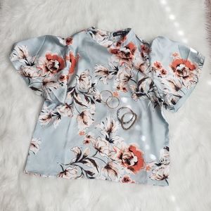 Shein Floral Print Blouse